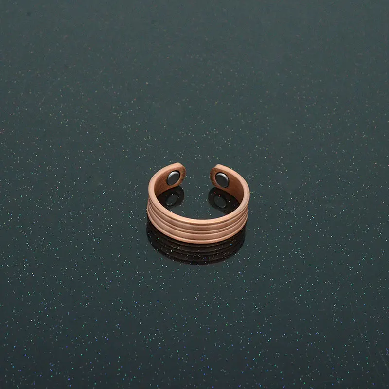 Escalus, классическое женское античное медное магнитное кольцо, размер, изменяемый размер, Женский Магнит, дамские модные ювелирные изделия, подвеска на палец