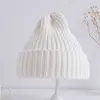 Baby Kids Ribbed Knitted Beanie Hats For Girls Boys Casual Toddlers Windproof Cap 6M-4Years Baby Photography Props Accessories 2