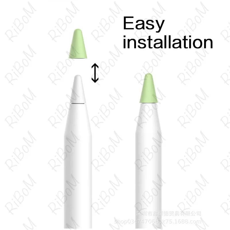 8pcs Stylus Pen Case Nib Protective Cover For Apple Pencil 1 2 Touch Screen Skin For Apple Pencil Silicone Replacement Tip Case