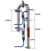 Best Buy Tubular distillation column with copper net alcohol production home brewed brandy vodka whisky moonshine distilled equipment 4000207202151