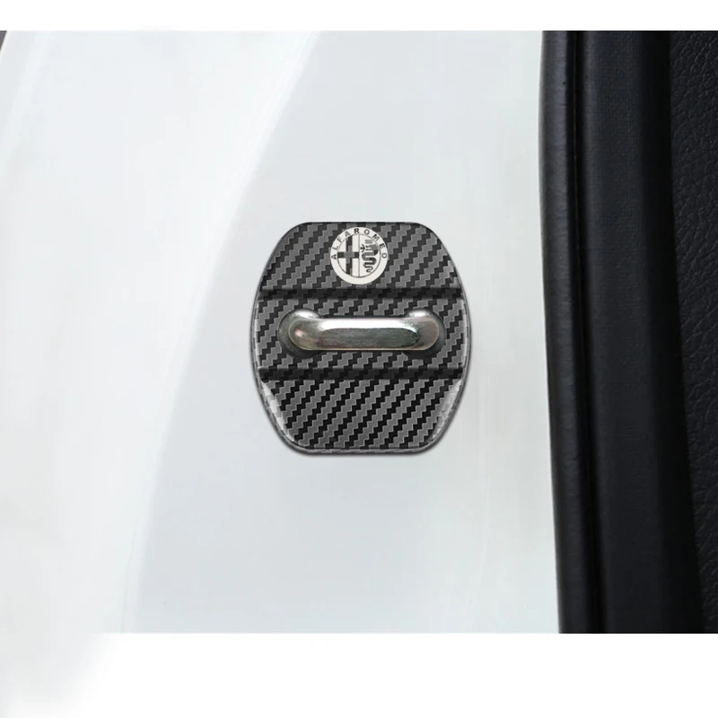 4 шт. наклейки на дверной замок Alfa Romeo Giulietta 159 Stelvio 147|Колпаки ступицы| |