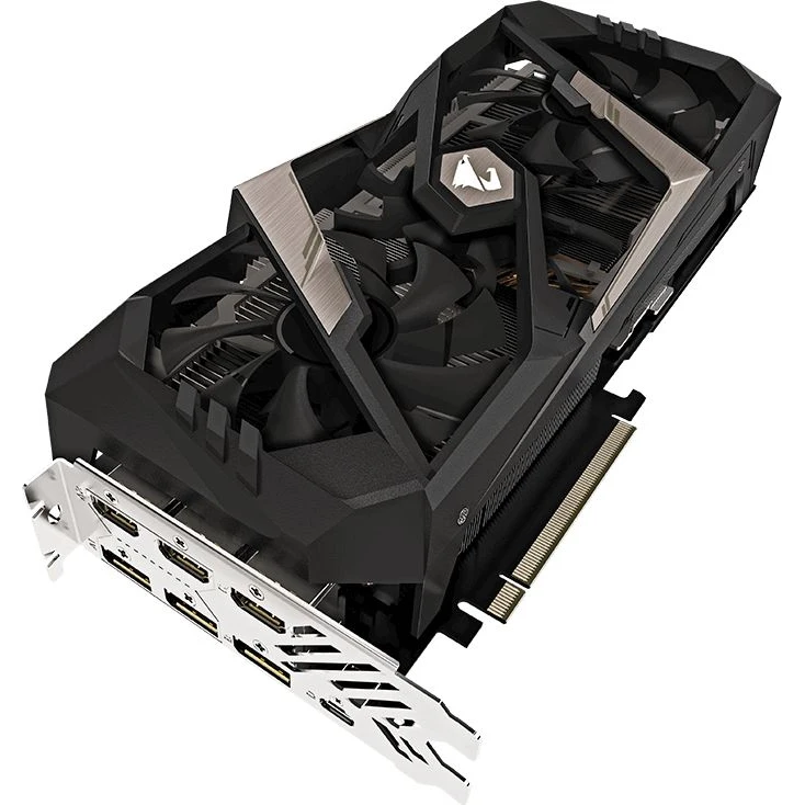 Видеокарта Gigabyte PCI-E GV-N208TAORUS X-11GC NV RTX2080Ti 11264Mb 352b GDDR6 1545/14140/HDMIx3/DPx