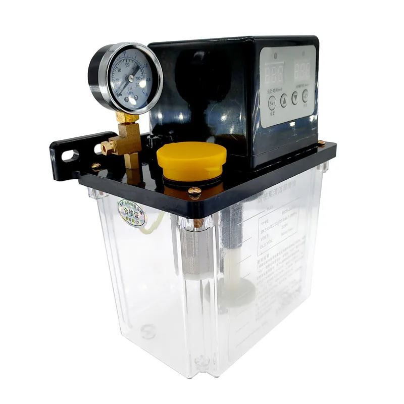 2L Lubricant Pump Automatic Lubricating Oil Pump Volt AC 220V CNC Electromagnetic Lubrication Lubricator liquid transfer pump