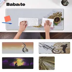 Babaite винтажный крутой саксофон клавиатуры резиновый коврик игровой коврик для мыши Настольный коврик бесплатная доставка большой коврик