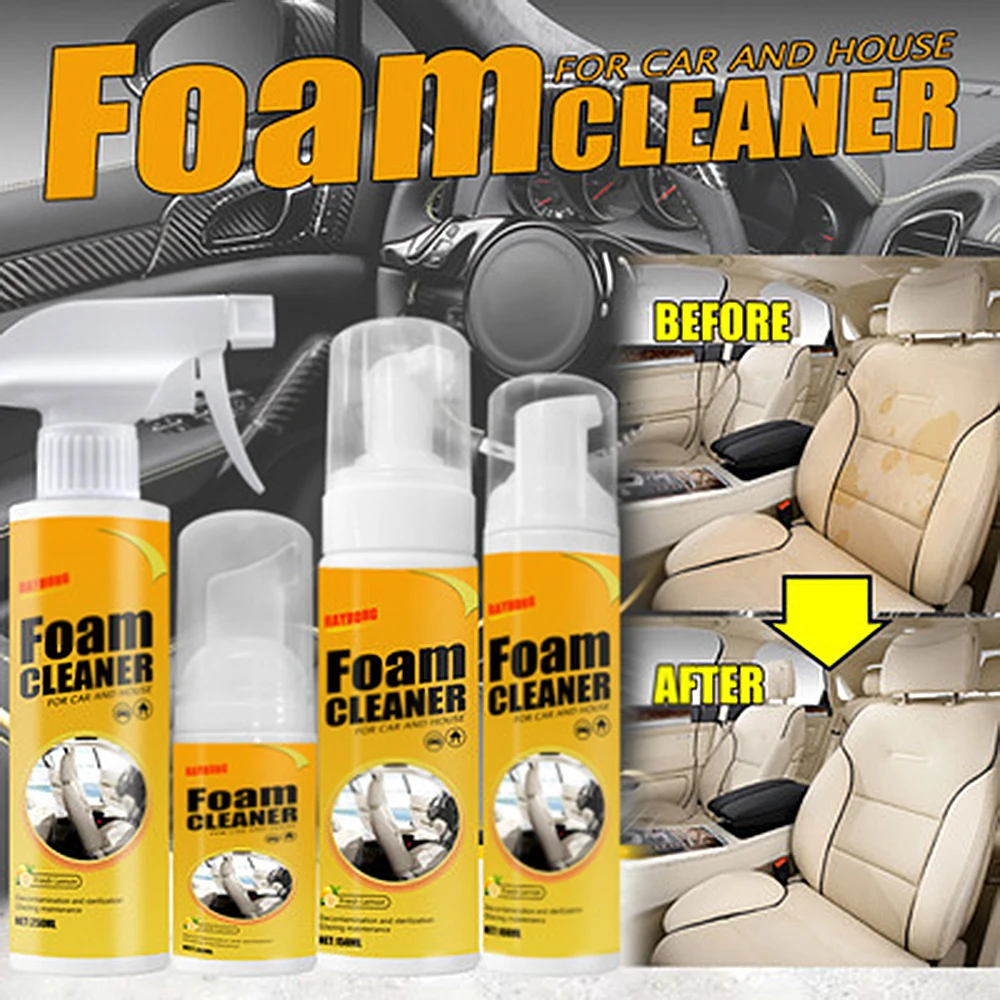 150Ml Multi-Purpose Foam Cleaner Anti-aging Cleaning Automoive Car Interior Home Cleaning Foam Cleaner Home Spray