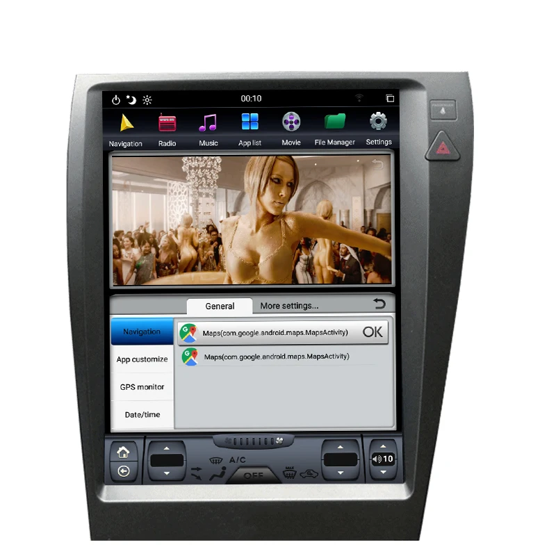 Discount NAVITOPIA 12.1inch 4G+64GB Tesla Style Vertical Screen Android 8.1 Car DVD GPS Navigation for Lexus ES240 ES350 17