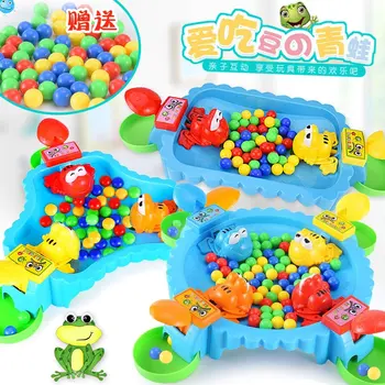 

Feeding Swallowing Beads Frogs Eating Beans Casual Brainboard Games Parent-Child Games Toys Educational Toys only beans