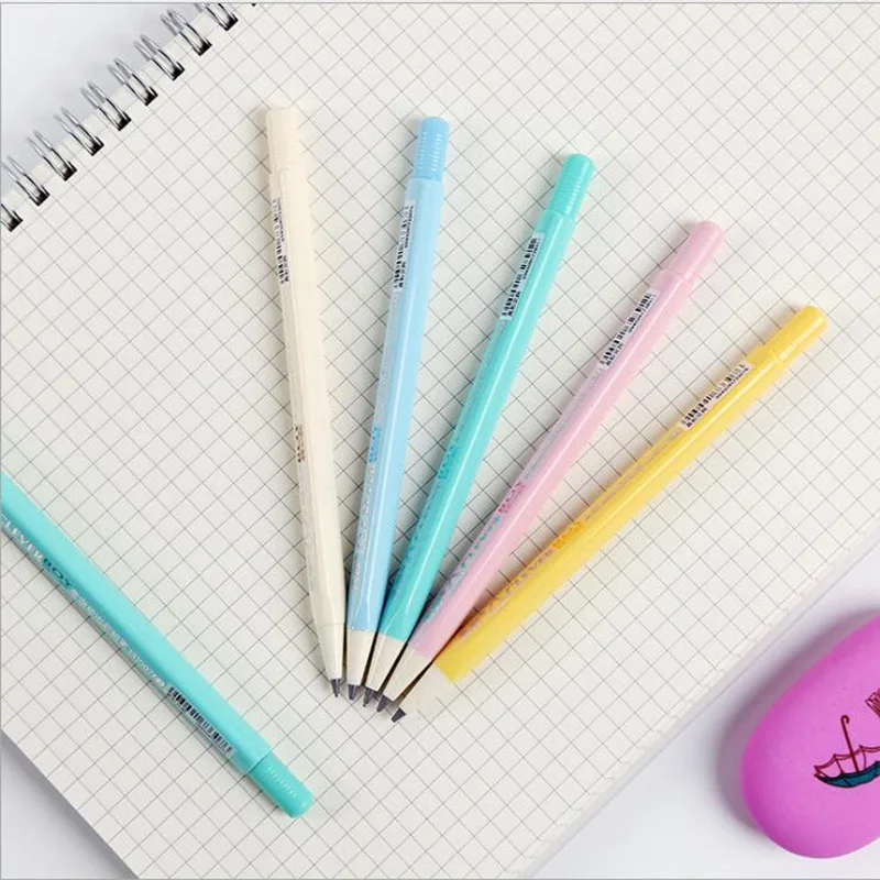 Креативные конфеты цвета, автоматическое ядерный карандаш 0,7 мм свинцовый активный карандаш Детские Канцелярские принадлежности подарок Офисные принадлежности(цвет случайный