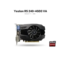 Yeston R5 240-4G D3 VA графическая карта DirectX 11 видеокарта 4 ГБ/64 бит 1333 МГц низкое энергопотребление GPU 2 фазы