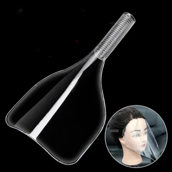 플라스틱 이발 마스크, 이발사 스프레이 쉴드, 충격 보호 살롱, 얼굴 보호 액세서리, 스타일링 도구, 1 개