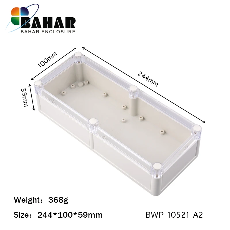 IP68 электроника с АБС-пластиком корпус инструмента пластиковый водонепроницаемый короб для распределительной коробки корпус проекта DIY блок управления 244*100*59 мм