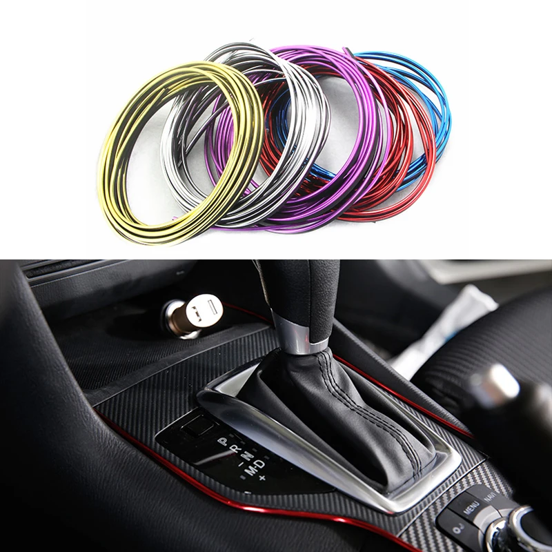 Car 5m Automatic Flexible Die Trim Line DIY Accessories for Kia Rio K2 K3 K5 K4 Cerato Soul Forte Sportage R SORENTO | Автомобили и
