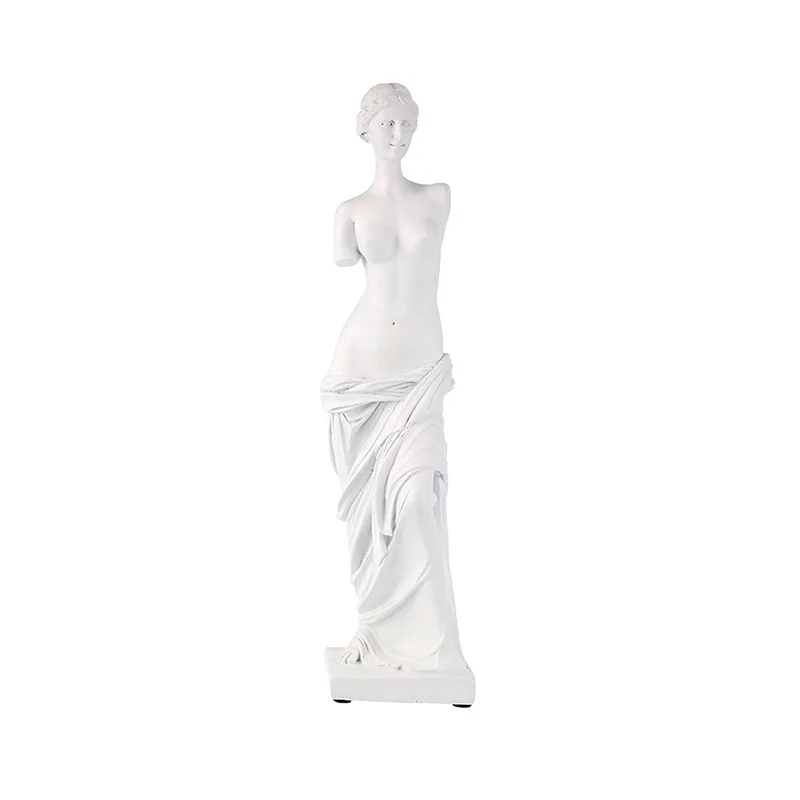 

Nordic Resin Character Sculpture Venus Ornament Retro Carving Goddess Statues Decoration Craft Home Study Sketch Model Figurines