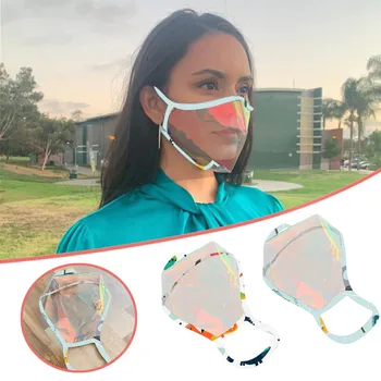 

Adult Transparent Mask & Clear Window Visible Expression For The Deaf Face Mask Earloop Mouth Cover Mask Protective Mascarillas