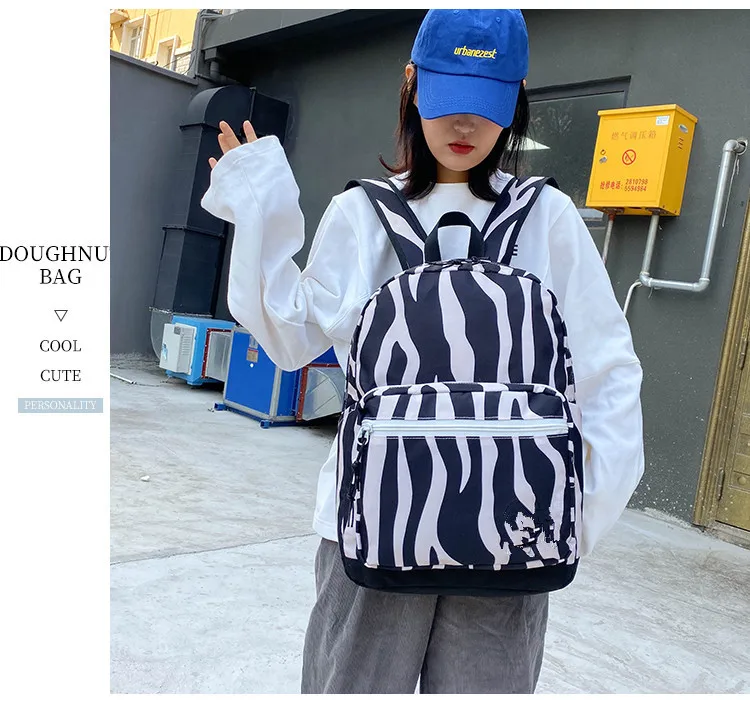 

7272 Backpack Casual Gymnastic Valise Men And Women Couples Trend Computer School Bag