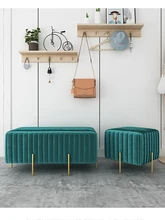 Tabouret à langer en flanelle, léger et confortable, pour la maison, le vestiaire ou le canapé