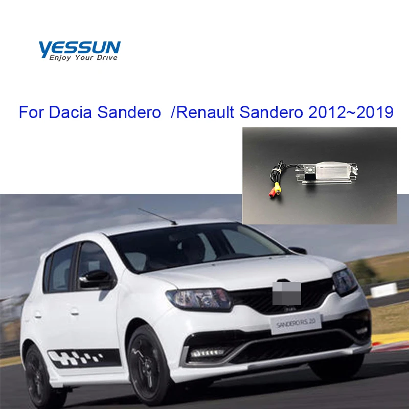 

Yessun License plate camera For Dacia Sandero Renault Sandero 2012~2019 Car Rear View camera Parking Assistance