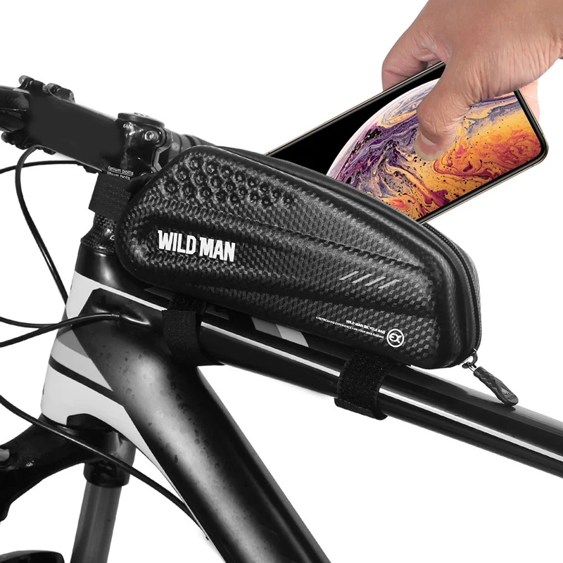 Дикий человек шоссейный велосипед MTB горный велосипед передняя рамка сумка Водонепроницаемый Топ трубка велосипедная сумка Водонепроницаемый Передняя балка сумка