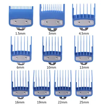 

1pc/2pcs Professional Cutting Guide Comb Hair Clipper Limit Comb with Metal Clip