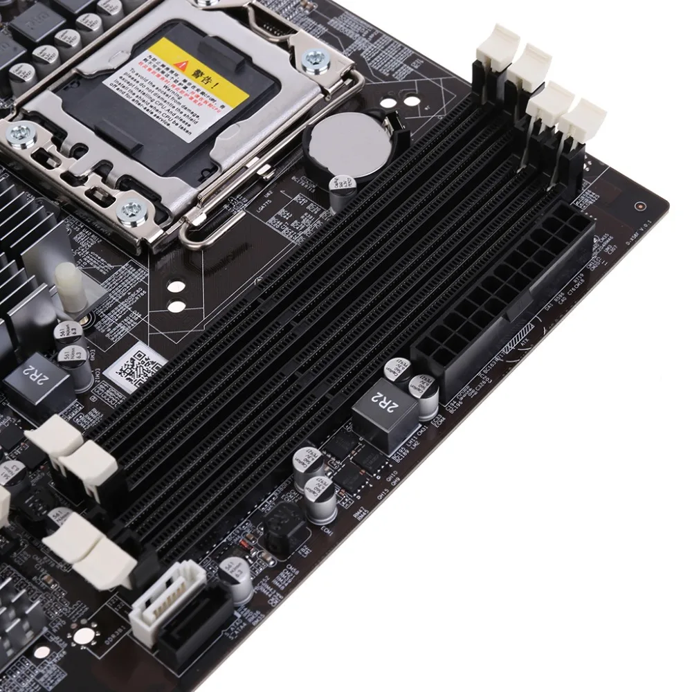 Deek-Robot X58 настольная материнская плата LGA 1366 Pin DDR3 компьютерная материнская плата для L/E5520 X5650 RECC без интерфейса msata