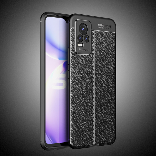 Vivo V21e Cover Case For Vivo V21e V21 V23 V23e Cover Shockproof TPU Soft Leather Phone Coque Funda Bumper For Vivo V21e