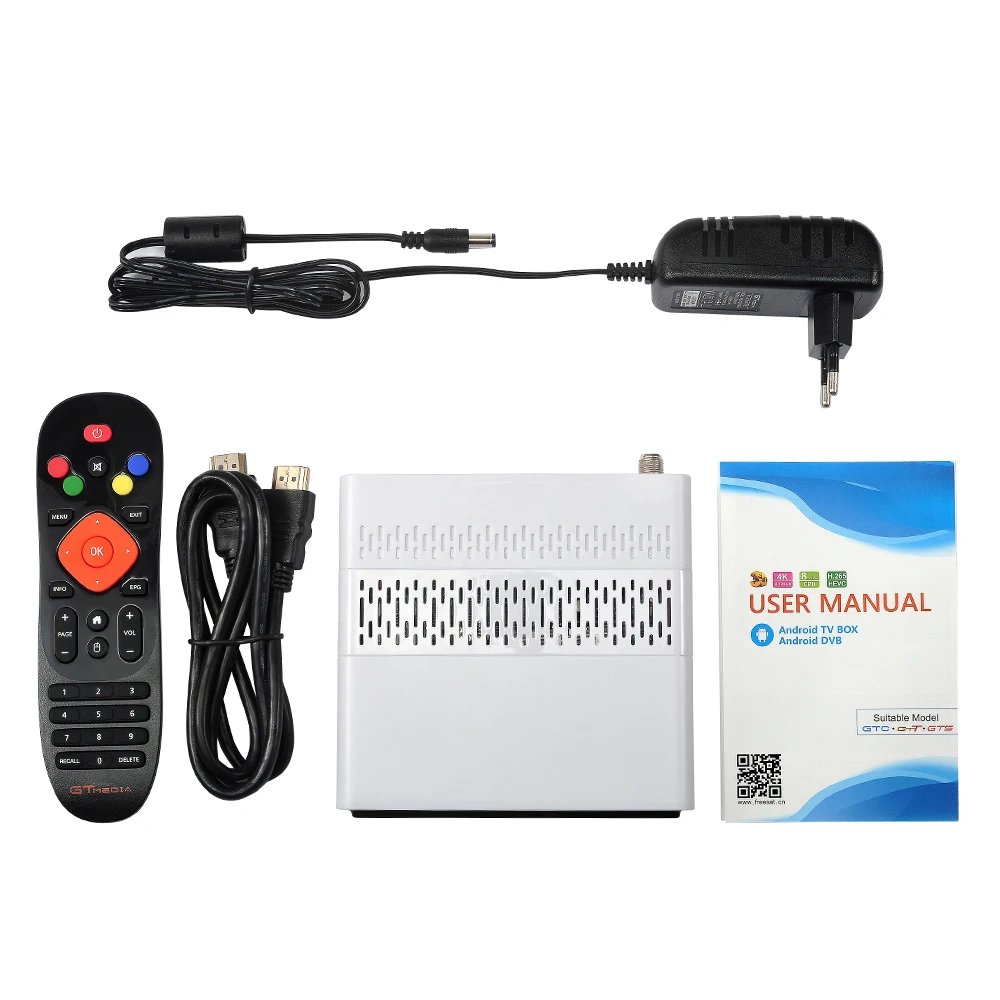 GTMEDIA GTS PRO 4K Android TV Box Receptor DVB-S2 Bluetooth Satellite Receiver support Cccam IPTV m