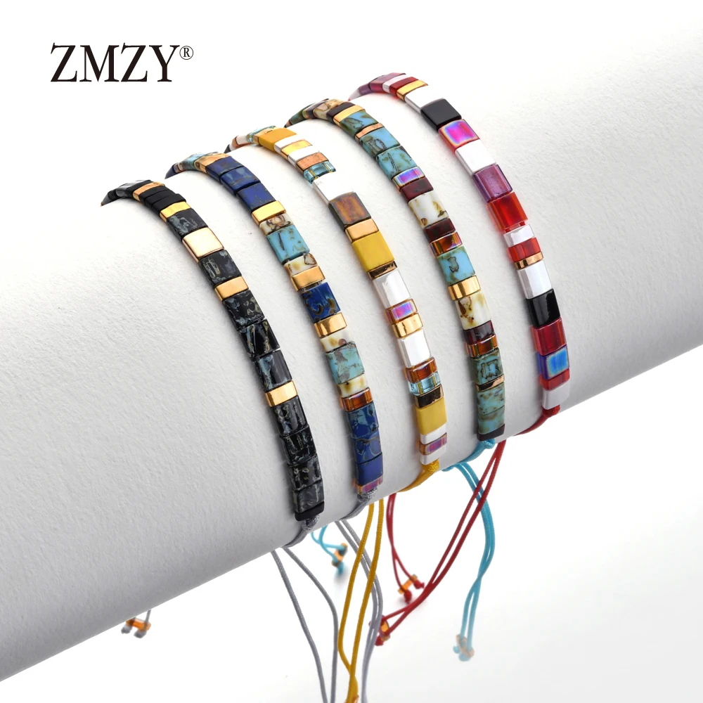 

ZMZY New Fashion Janpan Delica Bead Bracelets For Women Miyuki Bracelet Men Vintage Jewelry Pulseras Mujer Moda Tila Beads Gift