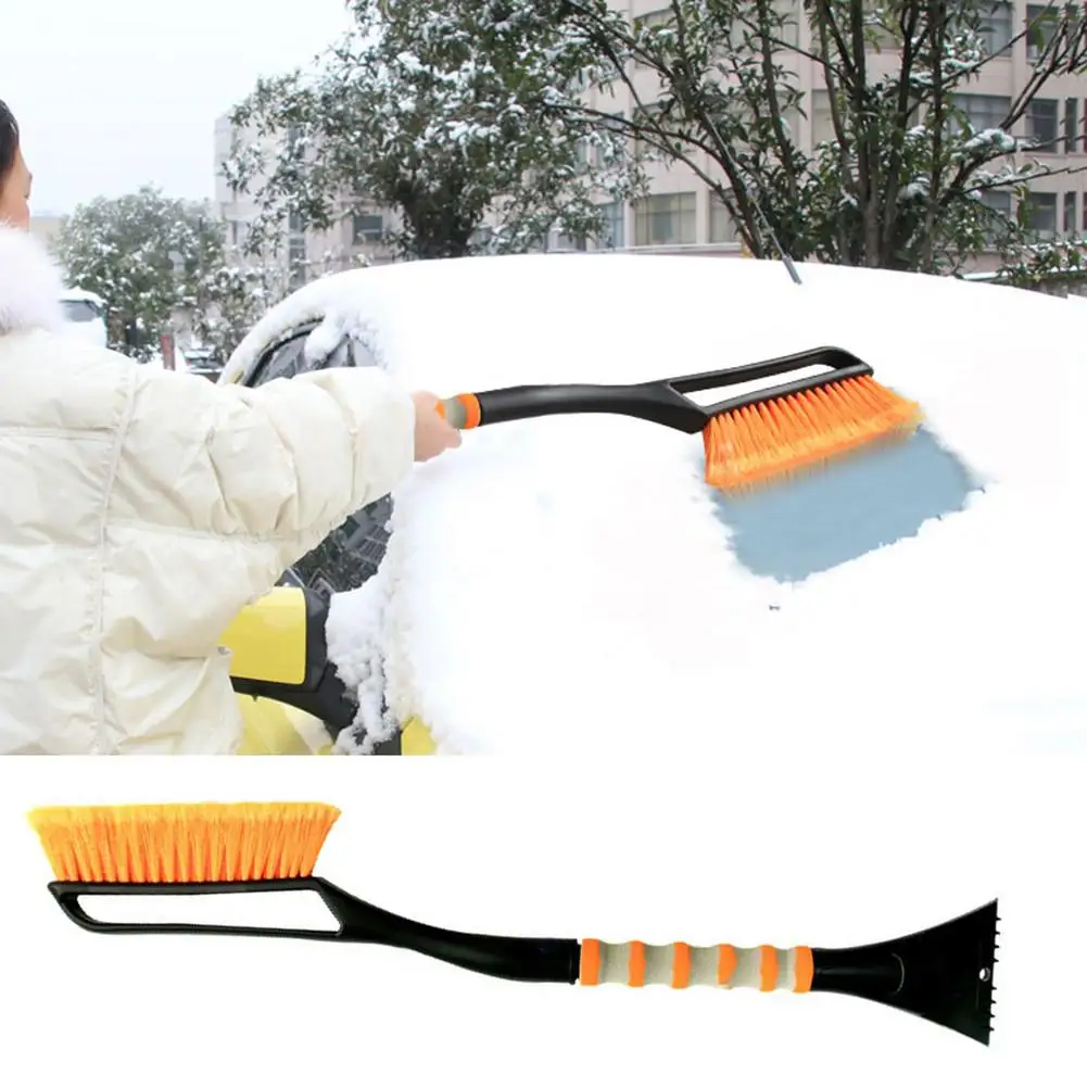 Скребок для льда, щетка для снега, съемный материал ABS, простая в использовании щетка для снега для автомобилей зимой, АБС Лопата для льда, для очистки снега