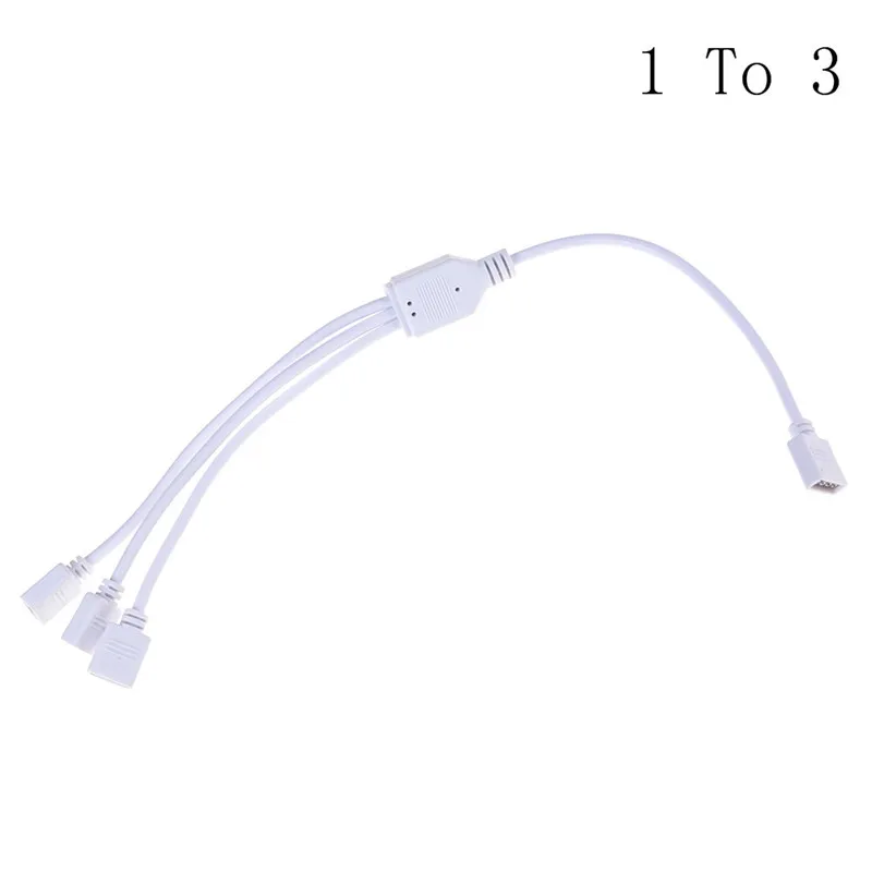 1pc Strip Accessories Female Splitter LED RGB Strips extension Cable with 4 pin For 3528 5050 LED Strips 1 to 1 2 3 4 connector - Цвет: 1pc