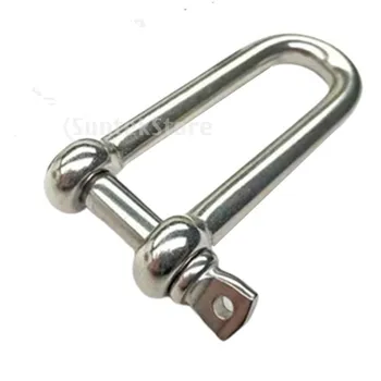 

8mm D-shackle Bow Shackle For Sailboat Dinghy, 316 Stainless Steel