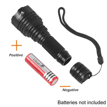 UltraFire C8 LED Outdoor Strong Red Light Flashlight Using 18650 Handheld Manual Torch For Tactical Hunting Waterproof Lantern 4