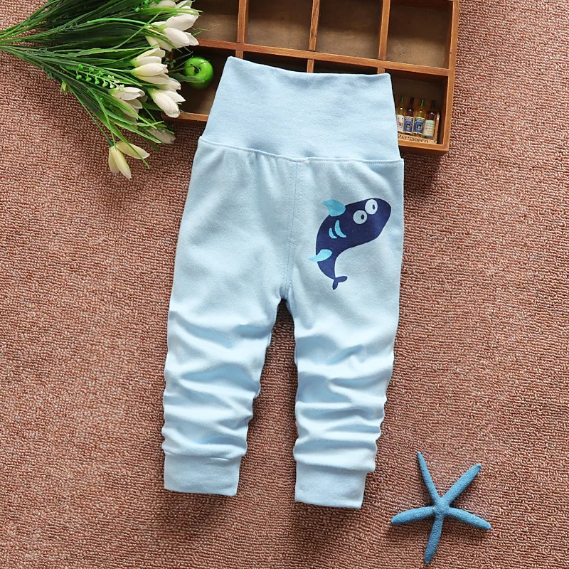 

2020 Autumn Spring Newborn Baby Pants Girl Boy High waist Leggings Cotton Clothes Toddler Trousers Clothing Infant Kids PP Pants