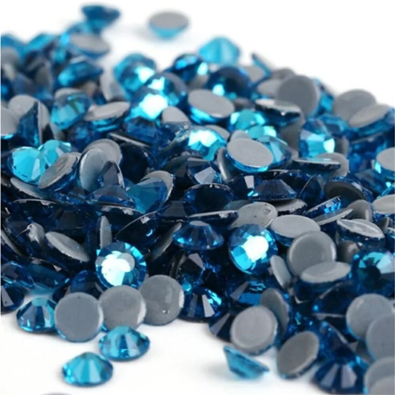 All Sizes Colors Crystal AB Hotfix Rhinestones,Glass Strass Hot fix Rhinestones For Nail Art & Fabric Decoretions