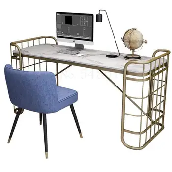 

Nordic style desktop computer desk simple modern home study marble table light luxury office desk writing desk