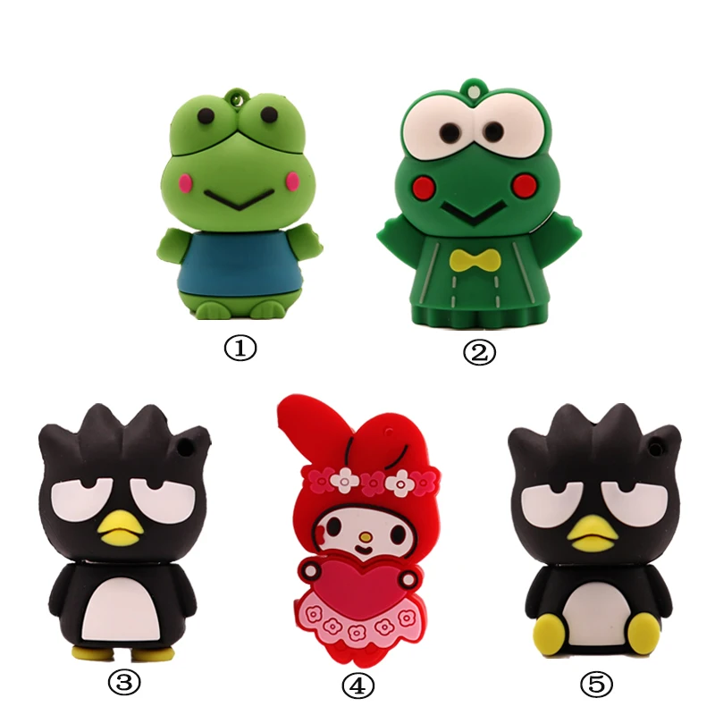 

USB stick pen drive 64GB pendrive 32gb 16gb 8gb 4gb cartoon rabbit/frog memory disk lovely gift usb flash drive 128gb cle usb