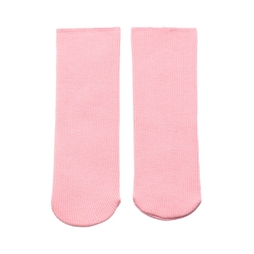 Детские зимние теплые Плотные хлопковые носки детские теплые шерстяные зимние носки-тапочки кашемировые бесшовные мягкие удобные носки - Цвет: light pink