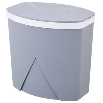 

Automatic Change Bag Trash Can Living Room Flip Cover Rubbish Storage Box Household Bathroom Kitchen Decorative Waste Bin