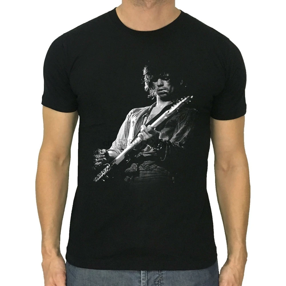 Keith Richards T-shirt UK Guitarist New Men Black Or Dark Grey S To 5XL Cotton Cool Tops O Neck Tee Shirt |