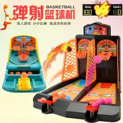 Двойная битва палец катапульта баскетбольная машина родитель и ребенок интерактивная игра мини настольная баскетбольная площадка