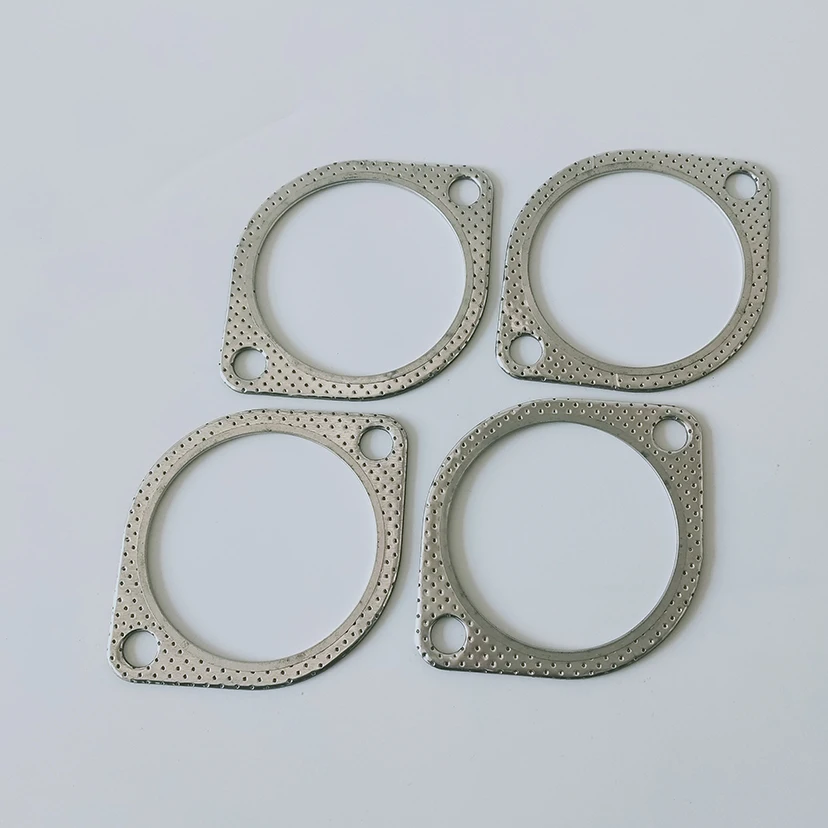 5 Pcs 3.5  Flange Gasket New 2 Bolt High Temperature Exhaust Gasket Hight  Quality 89mm To 115mm Exhaust Pipe Gasket - Exhaust Gaskets - AliExpress