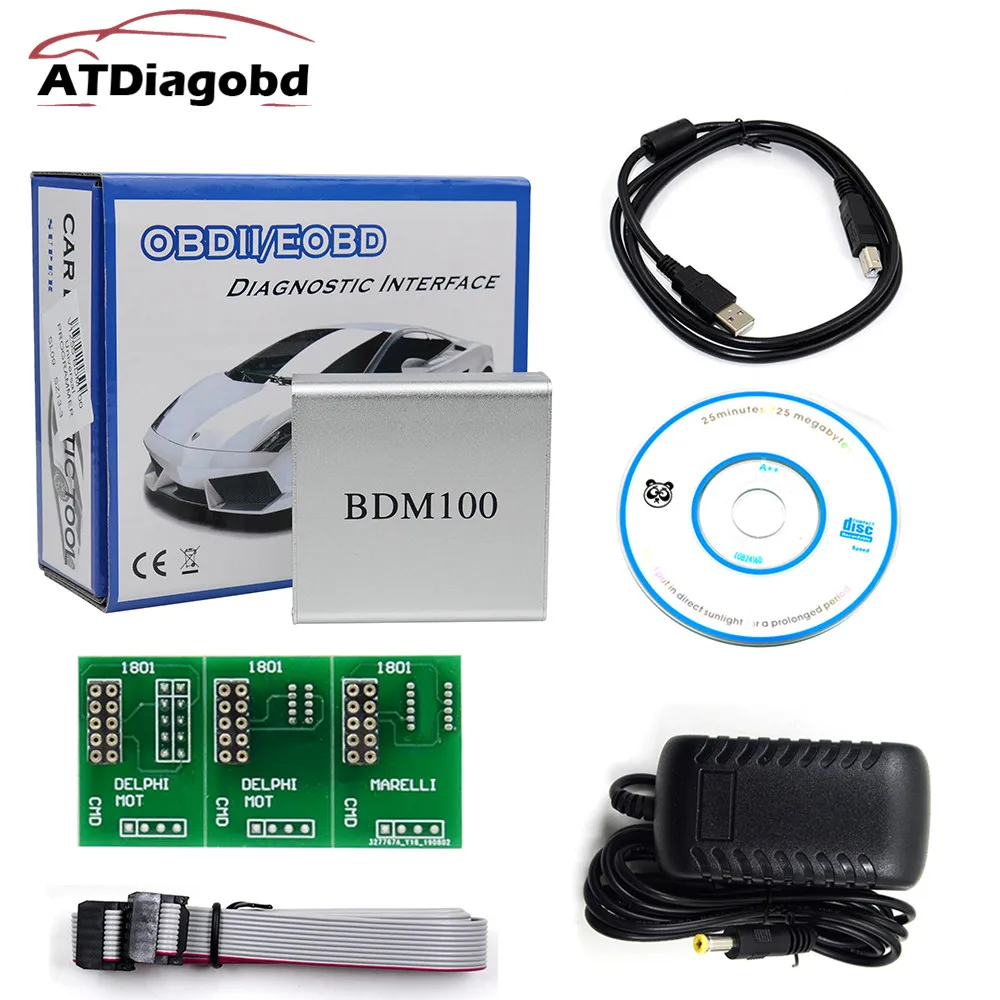 2020 Новый профессиональный считыватель кодов ECU OBDII Автомобильный BDM 100 Супер