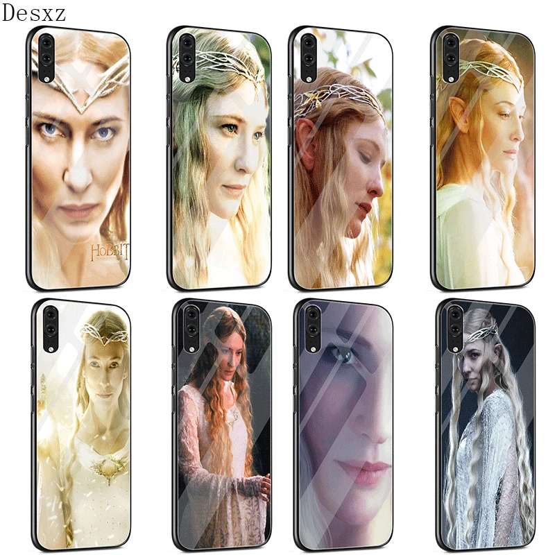 Стеклянный чехол для huawei P30 P20 P10 Y9 Y6 mate 20 Pro Lite P Smart Honor 7A 8X9 10 Крышка Властелин колец Galadriel
