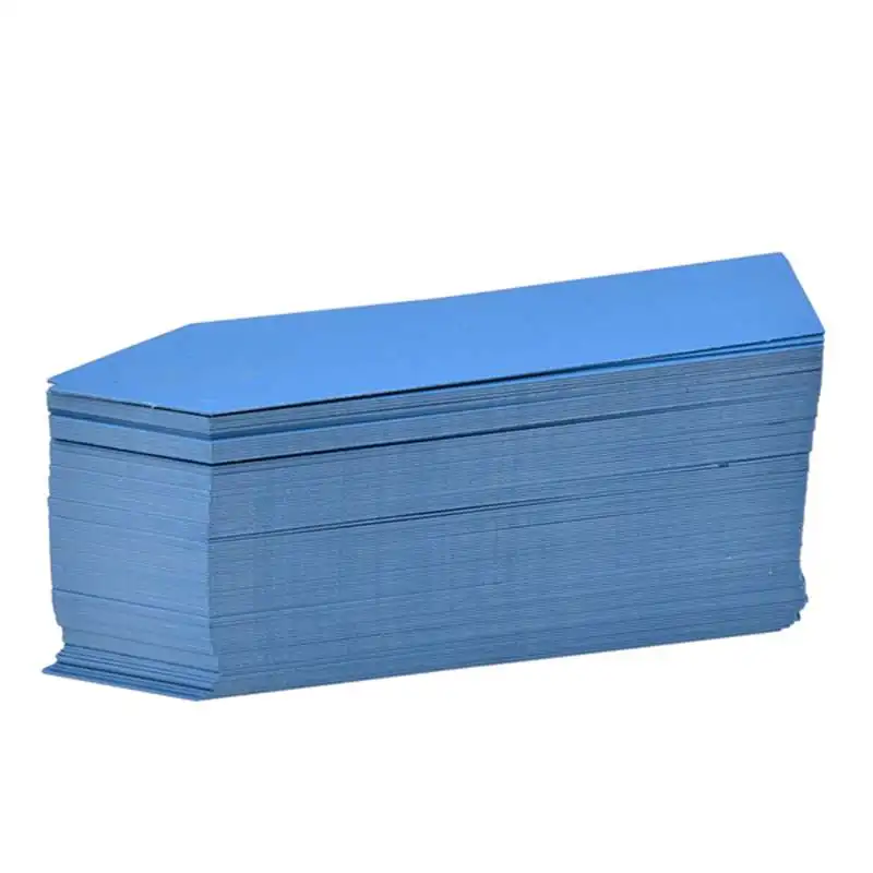 New 100 Pcs Plastic Plant Seed Labels Pot Marker Nursery Garden Stake Tags 10cm x 2cm (Blue) | Дом и - Цена: 