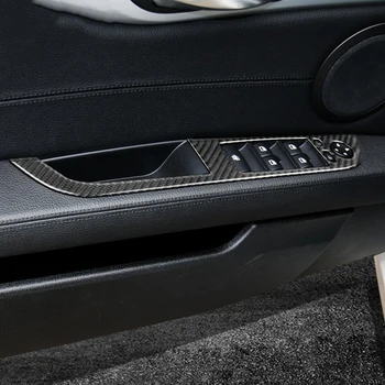 

Carbon Fiber Car Window Lifter Control Decor Frame Cover Car Styling Decoration Sticker For Bmw Z4 E89 2009-2015 LHD