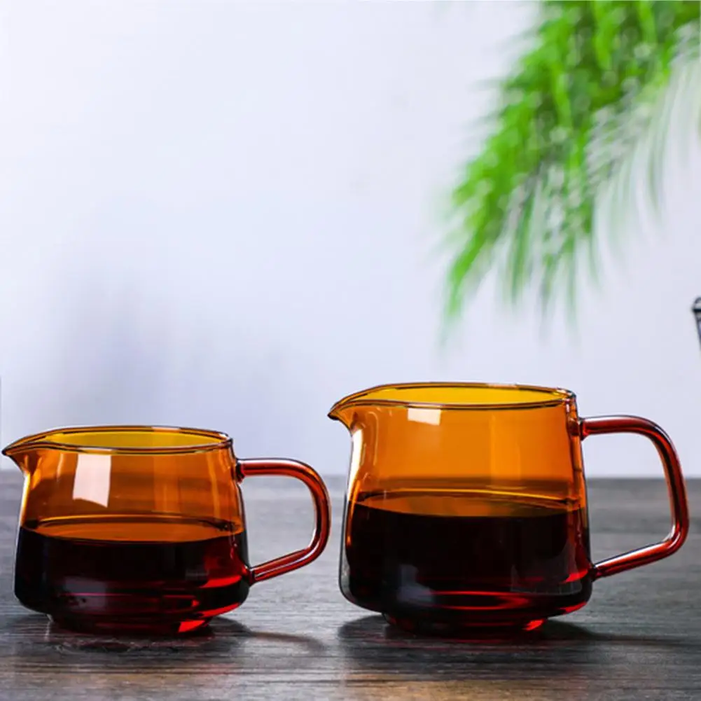 

Heat-resistant Glass Coffee Pot Glass Coffee Drinks And Water Pot Set Household Hand Glass Sharing Pot Kitchen Supplies