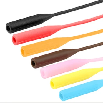 

55cm Candy Color Elastic Silicone Eyeglasses Straps Sunglasses Chain Sports Anti-Slip String Glasses Ropes Band Cord Holder Hot
