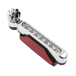 Feu de jour écologique à 8 LED DRL, 1 pièce, éclairage de voiture, énergie éolienne, sans alimentation externe 