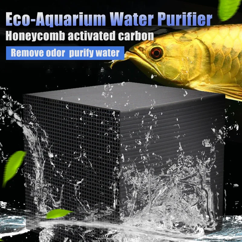 

Eco-Aquarium Water Purifier Cubes Fish Tank Activated Carbon Water Cleaner Filter PI669