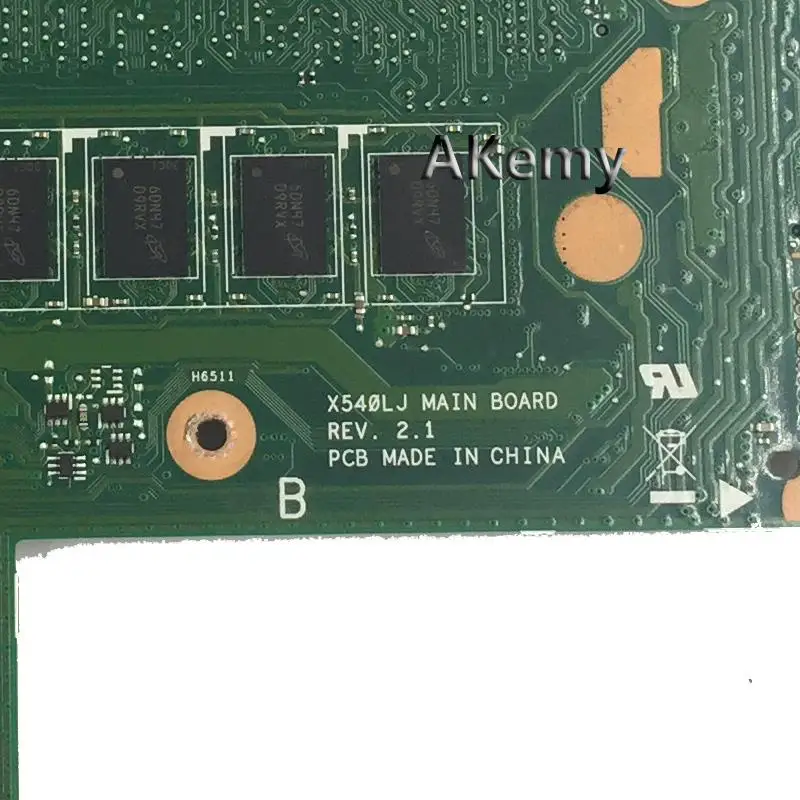 Akemy X540LJ материнская плата для ноутбука ASUS VivoBook X540L F540L A540L R540L оригинальная материнская плата 4GB-RAM I3-5005U GT920M-2GB
