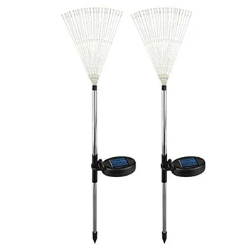

Outdoor Solar Garden Decorative Lights -105 LED Landscape Lights for the Sidewalk Patio Backyard 2 Pack (Warm Color)